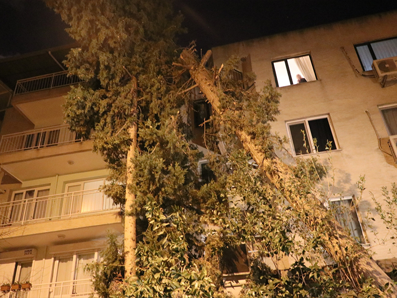 İzmir'de Şiddetli Rüzgâr Etkisini Sürdürüyor