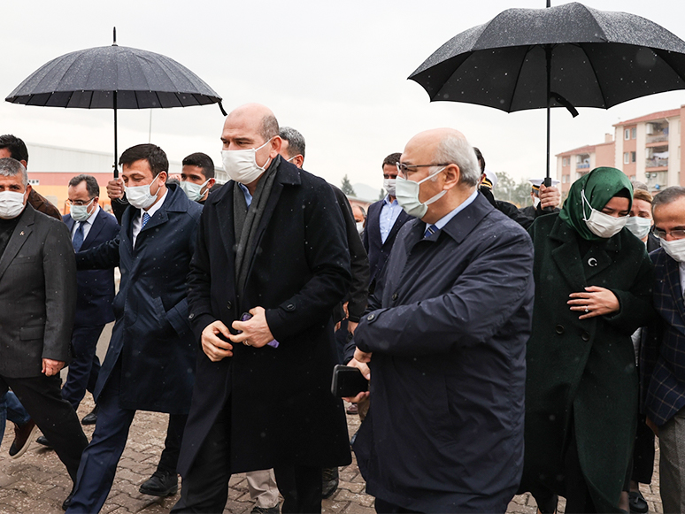 İçişleri Bakanı Süleyman Soylu İzmir'de