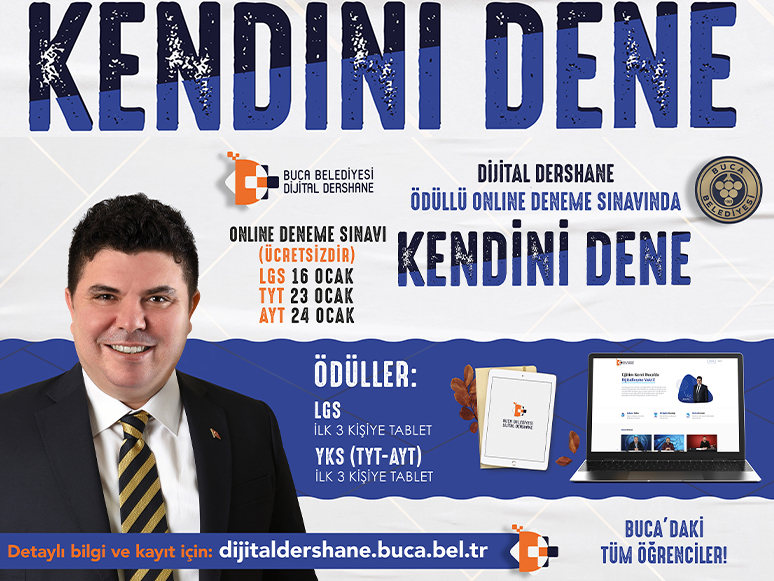 Buca Belediyesi’nden Gençlere Ödüllü Deneme Sınavı