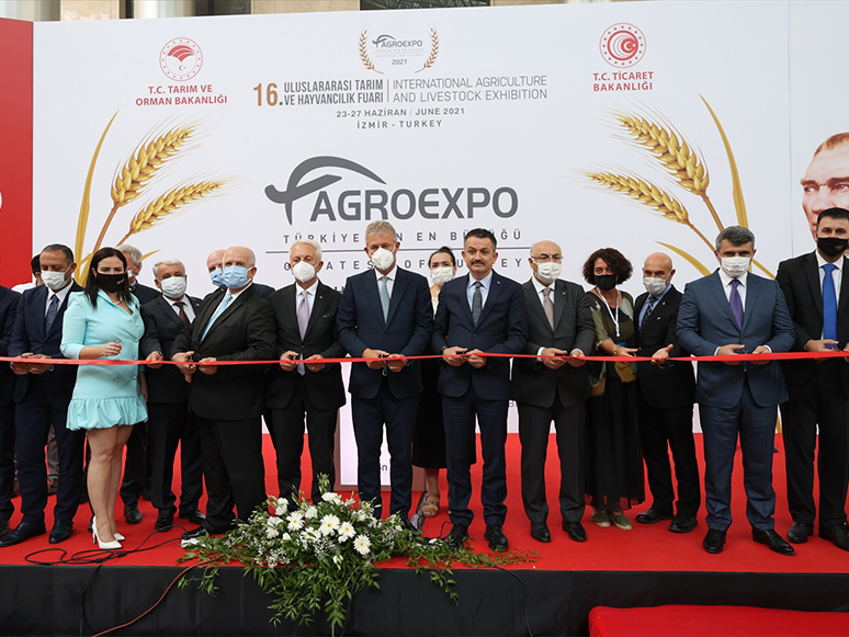 İzmir Agroexpo 16. Uluslararası Tarım ve Hayvancılık Fuarı İçin Açılış Töreni Yapıldı