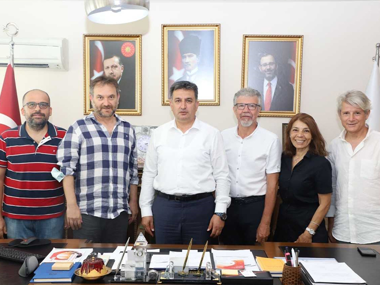 TSYD İzmir Şubesinden, Gençlik ve Spor İl Müdürü Eskici'ye Ziyaret