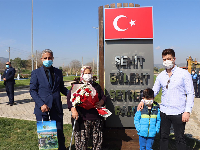 Şehit Er Bülent Setreli'nin İsminin Verildiği Park, Tire'de Açıldı