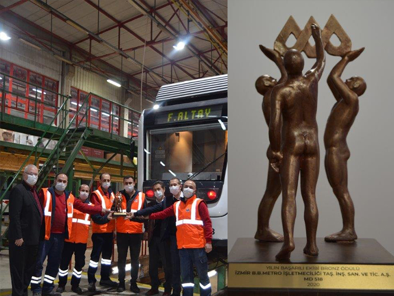 İzmir Metrosu’na Mükemmellik Ödülü