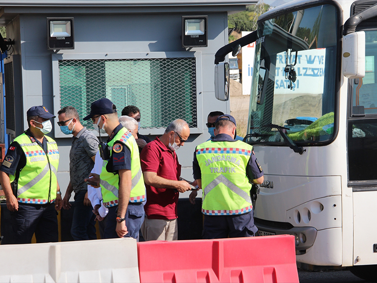 Menemen'de Servis Araçları Denetlendi