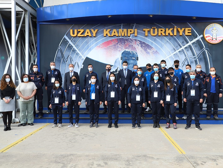 AFAD Gönüllüsü Genç Sporcular Uzay Kampı Türkiye'yi Ziyaret Etti