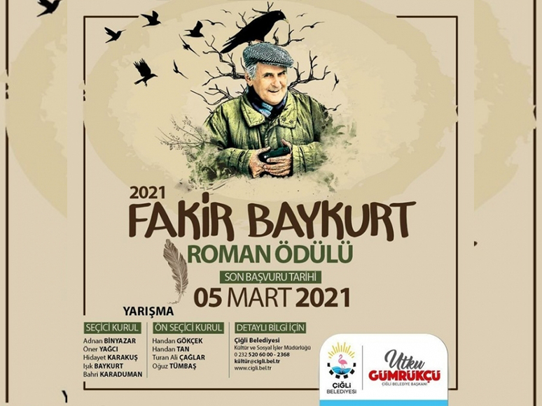 Fakir Baykurt Roman Ödülü Başvuruları İçin Geri Sayım Başladı