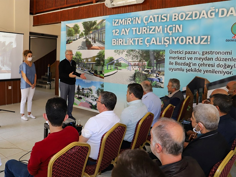 Bozdağ'da Cadde ve Meydan Düzenlemesi Çalışmaları Başlıyor