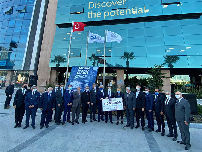 TİM'den Birlikten İzmir Doğar Kampanyasına 10 Milyon Lira Destek