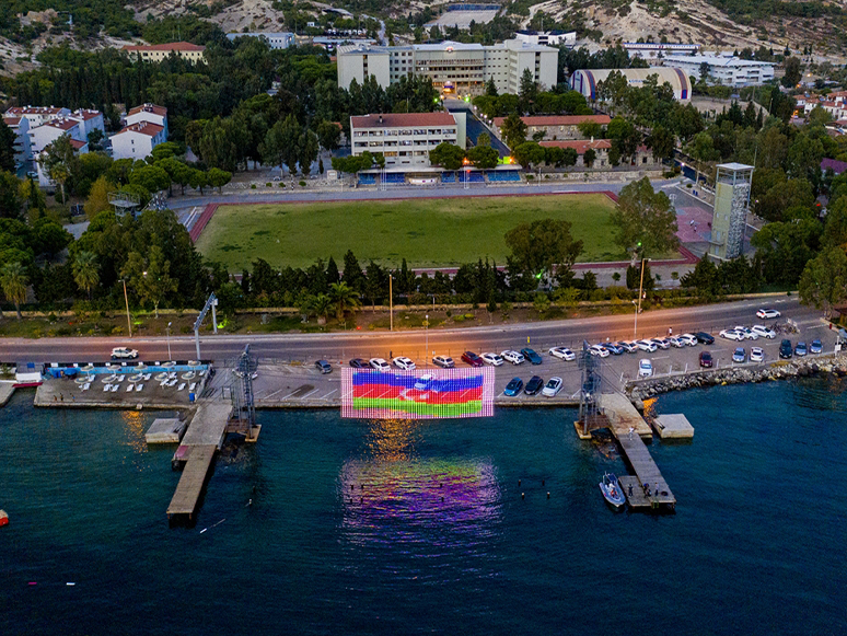 Foça Jandarma Komando Okulundan Azerbaycan'a Destek