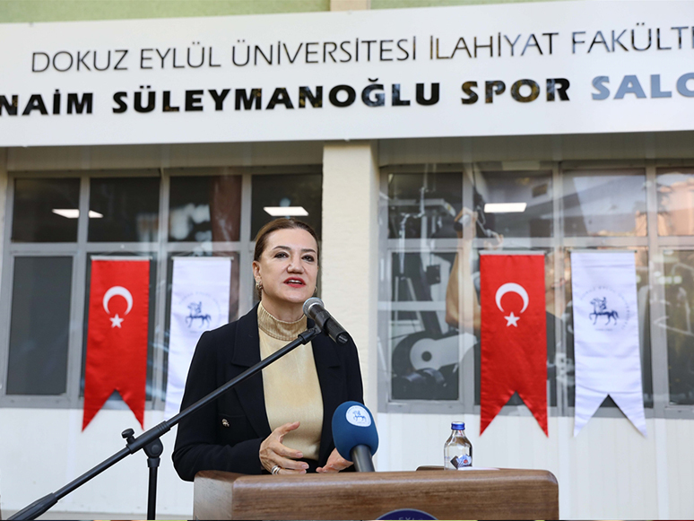 Dokuz Eylül Üniversitesi'nde Naim Süleymanoğlu Spor Salonu Hizmete Girdi