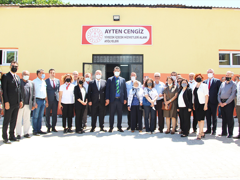 Menemen'de Meslek Lisesi İçin Yaptırılan Gastronomi Atölyesi, Törenle Açıldı