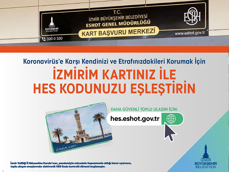 HES Kodu- İzmirim Kart Eşleştirmesine 15 Gün Ek Süre 