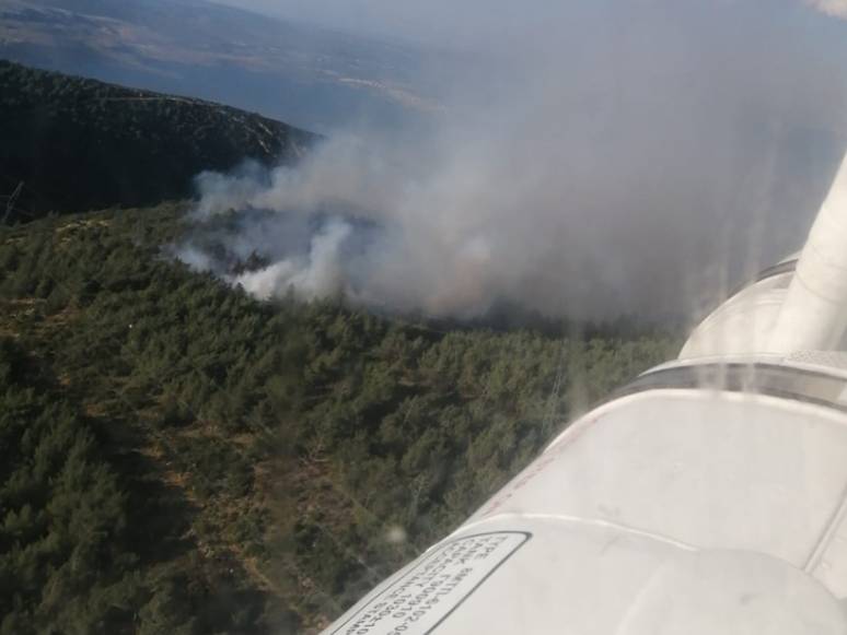 Çeşme’de Yangın Paniği, Dumanlar Yükseliyor