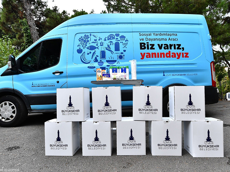 Büyükşehir Taziye Kolisi Dağıtmaya Başlıyor