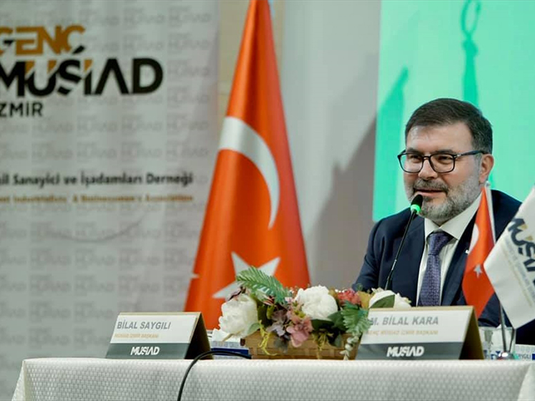 Genç MÜSİAD İzmir’in Liderler Kahvesi Programının Konuğu Bilal Saygılı Oldu