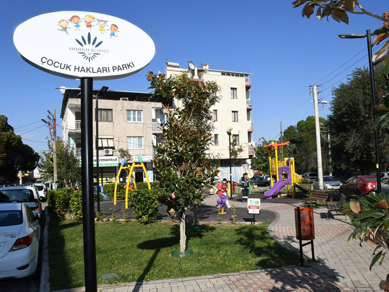 Karabağlar Belediyesi’nden Çocuk Hakları Parkı