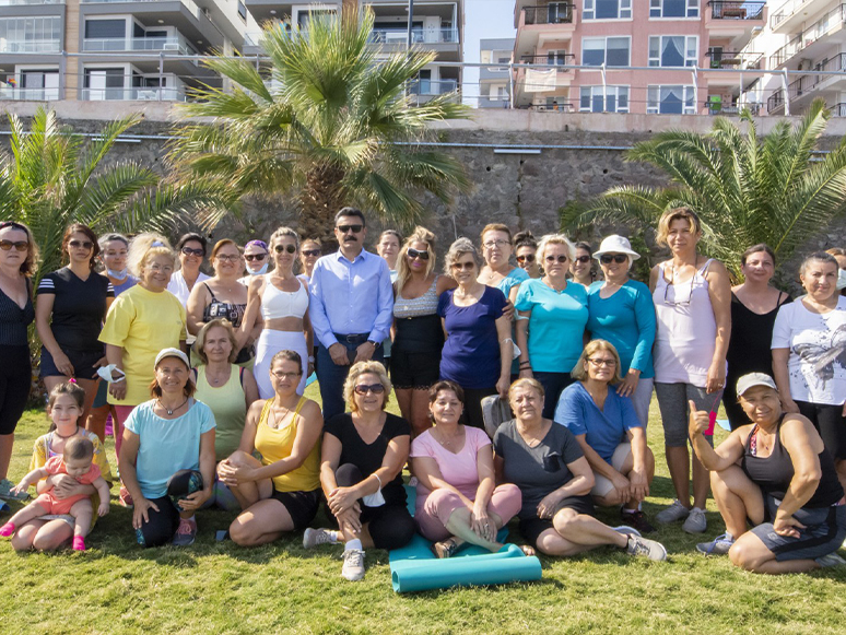 Dikili'de Pilates ve Aerobik Zamanı