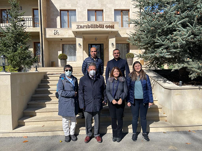 EÜ Türk Dünyası Araştırmaları Enstitüsü Ekibi Şuşa'da İncelemelerde Bulundu