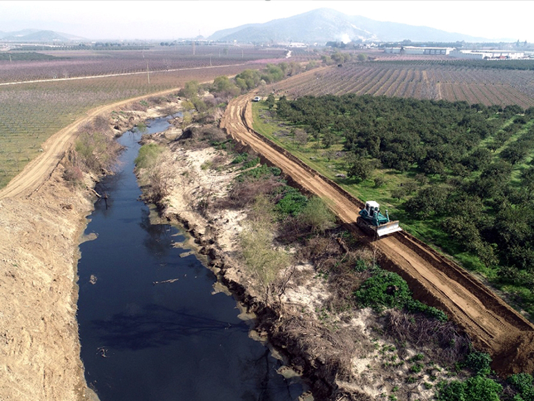 Belevi Kanalında Kanal Temizleme Çalışmaları Tamamlandı