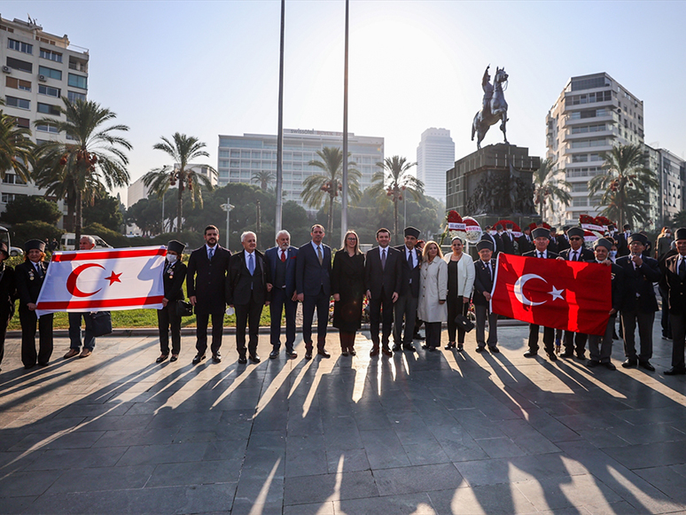 Dışişleri Bakan Yardımcısı Kıran, İzmir'de KKTC'nin 38. Kuruluş Yıl Dönümü Törenine Katıldı